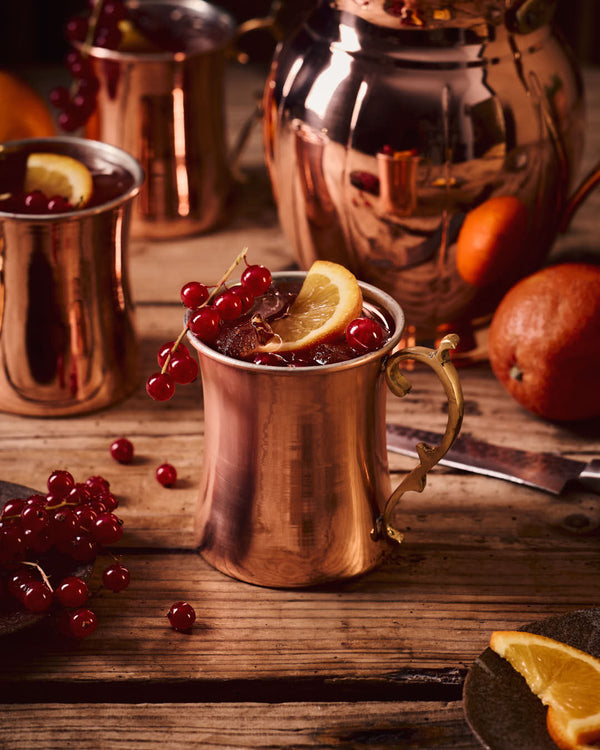 Copper Cocktail Mug Set