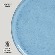 Reactive Glaze Dinner Plate Set