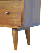 Curved Chestnut Mango Wood Dresser
