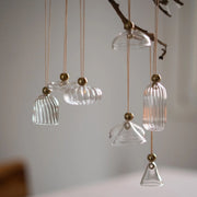 Borosilicate Glass Ornaments, Set of 4