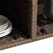 Woven Wicker Outdoor Bar Cart — additional product view 12