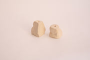 Hand-Sculpted Clay Taper Candle Holders