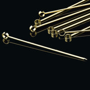 Gold-Finish Steel Cocktail Picks Set