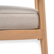 Acacia Wood Outdoor Club Chair