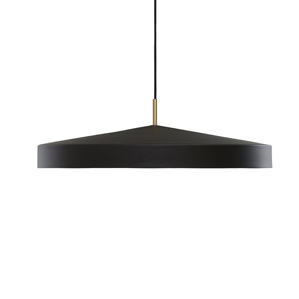 Matte Black Disc Pendant Light