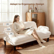 Sherpa Convertible Futon Sofa Bed