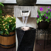 Sphere Column Outdoor Water Fountain