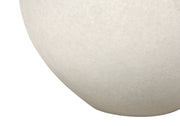 Textured Ceramic Globe Table Lamp — back and side profile detail