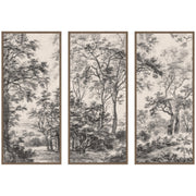 Antonie Waterloo Woodland Triptych Canvas Set — alternate composition or colorway from the same series
