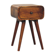 Chestnut Mango Wood Mini Nightstand