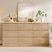 9 Drawer Dresser Chest With Polished Marble Tabletop
