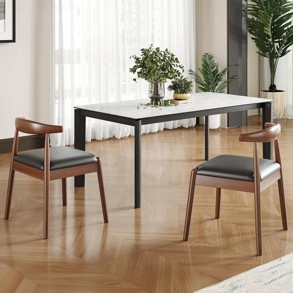 Mid-Century Wood Frame Dining Chair