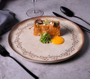 Speckled Ceramic Dinner Plate Set
