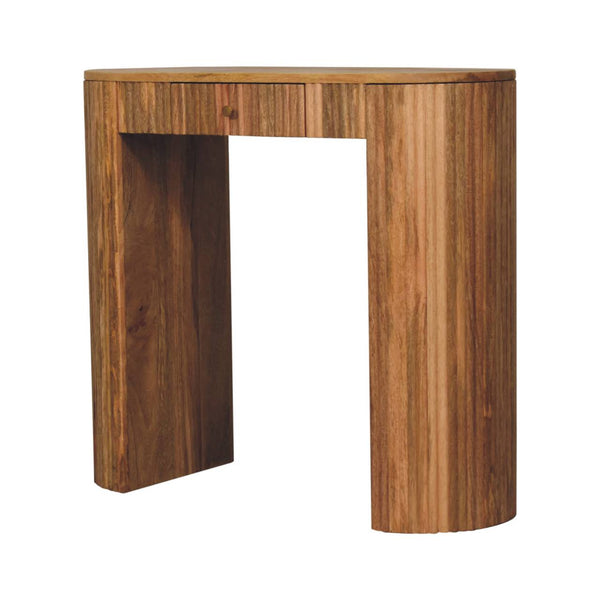 Mango Wood Arch-Leg Console Table