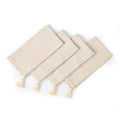 Tassel Linen-Blend Napkin Set