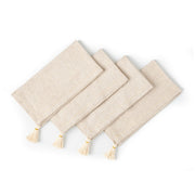 Tassel Linen-Blend Napkin Set