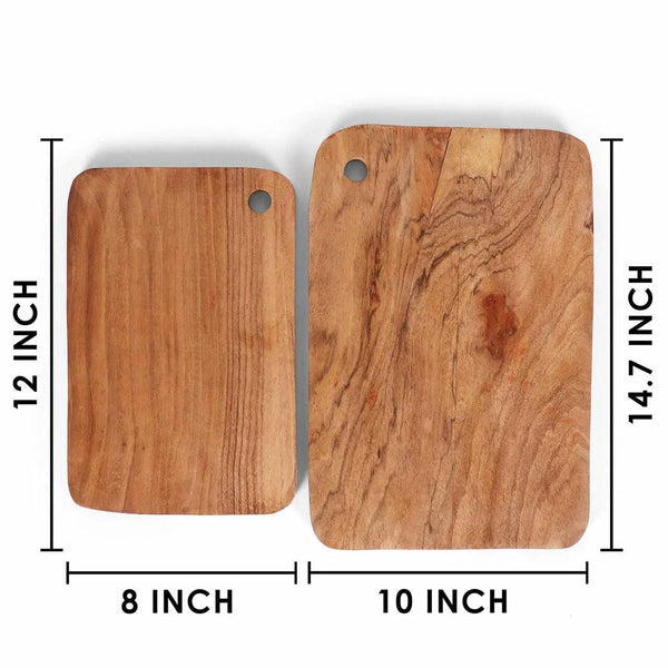 Acacia Wood Cutting Board Set