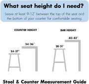 Cane Back Boucle Counter Stool