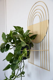 Arch-Form Painted Metal Wall Planter — additional product view 12
