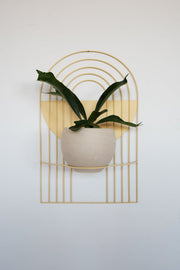Arch-Form Painted Metal Wall Planter — additional product view 14