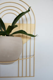 Arch-Form Painted Metal Wall Planter — additional product view 16