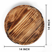Scorched Mango Wood Serving Tray — packaging and unboxing view