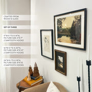 Mixed-Frame Gallery Wall Art Set hung in a gallery wall arrangement
