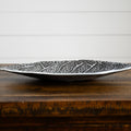 Antiqued Metal Leaf Catchall Tray