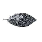 Antiqued Metal Leaf Catchall Tray