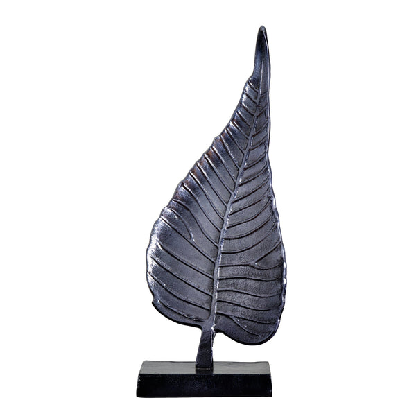 Cast Aluminum Bodhi Leaf Sculpture