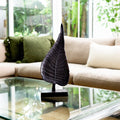 Cast Aluminum Bodhi Leaf Sculpture