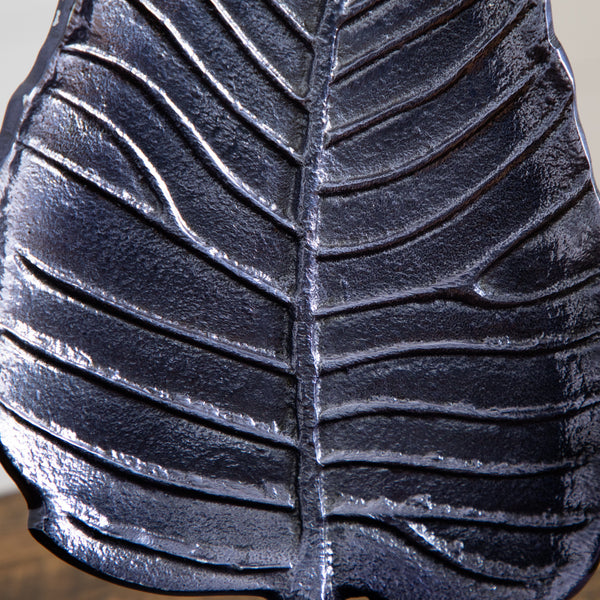 Cast Aluminum Bodhi Leaf Sculpture
