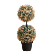 Autumn Boxwood Double Ball Topiary Tree