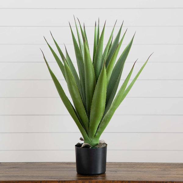 Artificial Agave Plant Nursery Pot