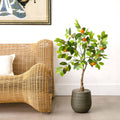 Artificial Tangerine Citrus Tree