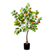 Artificial Tangerine Citrus Tree