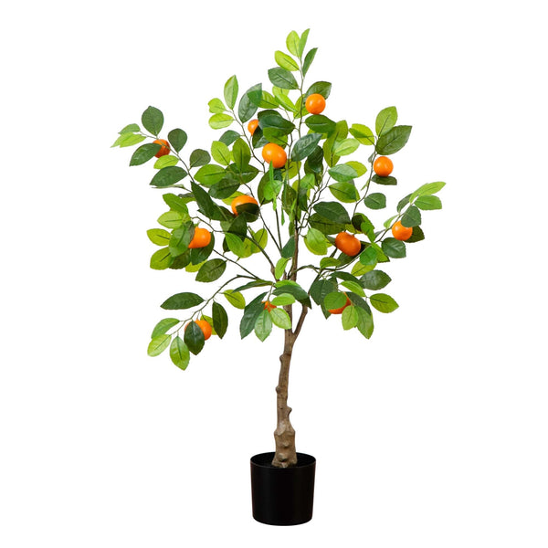 Artificial Tangerine Citrus Tree