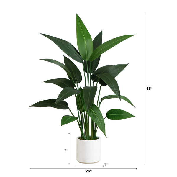 Artificial Bird of Paradise Potted Plant