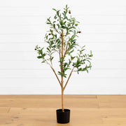 Faux Olive Tree Natural Trunk