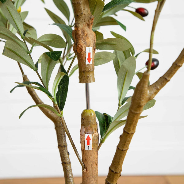 Faux Olive Tree Natural Trunk