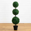 Triple Ball Boxwood Topiary Tree