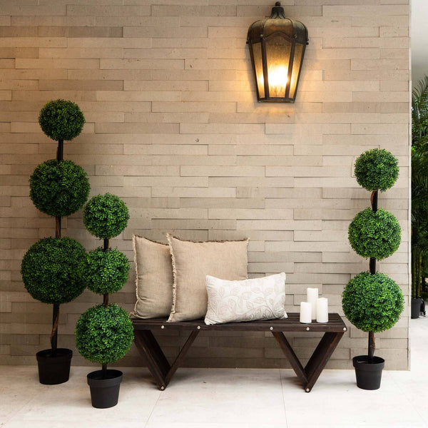 Triple Ball Boxwood Topiary Tree