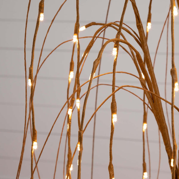 Pre-Lit Artificial Willow Tree