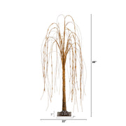 Pre-Lit Artificial Willow Tree