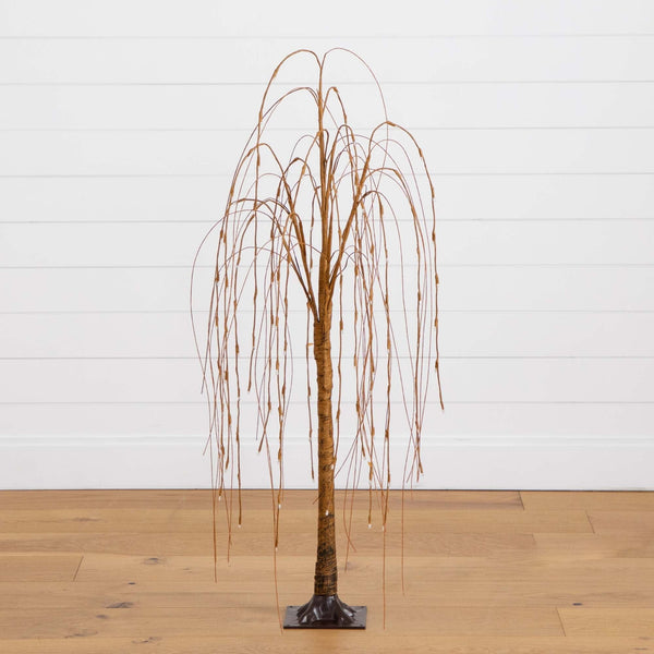 Pre-Lit Artificial Willow Tree