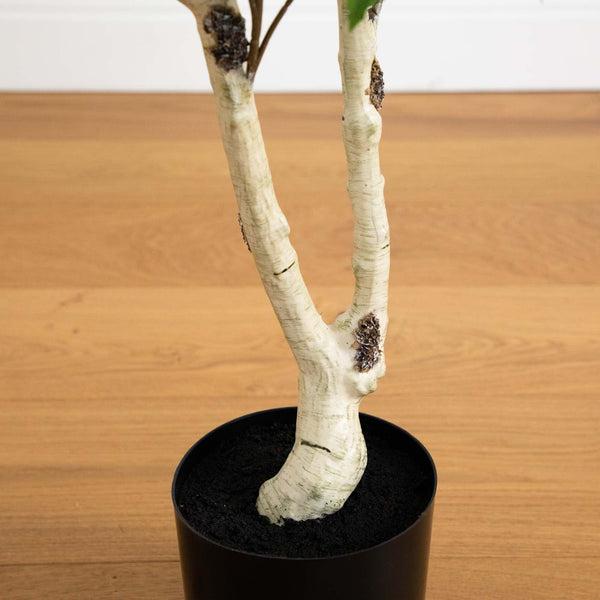 Faux Birch Indoor Tree