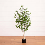 Faux Birch Indoor Tree