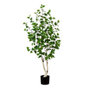 Faux Birch Indoor Tree