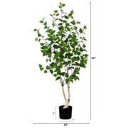 Faux Birch Indoor Tree