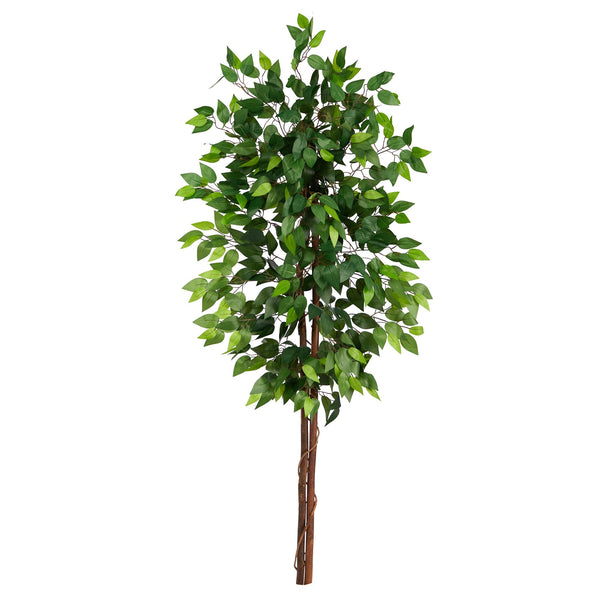 Double Trunk Artificial Ficus Tree